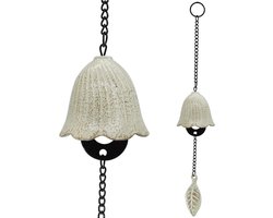 Kleine Windgong van Gietijzer voor Buiten - Hangdecoratie voor Tuin en Achtertuin, Geluid en Sfeer voor Thuis