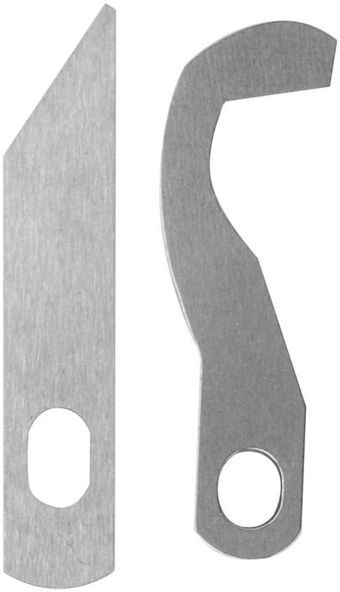 Dailygoody - Vervangingsset Hoekmessen - Duurzaam en Nauwkeurig - Geschikt voor Soepel Naaien - Professioneel Snijden - Metaal - Voor 925D 929D 1034D ...