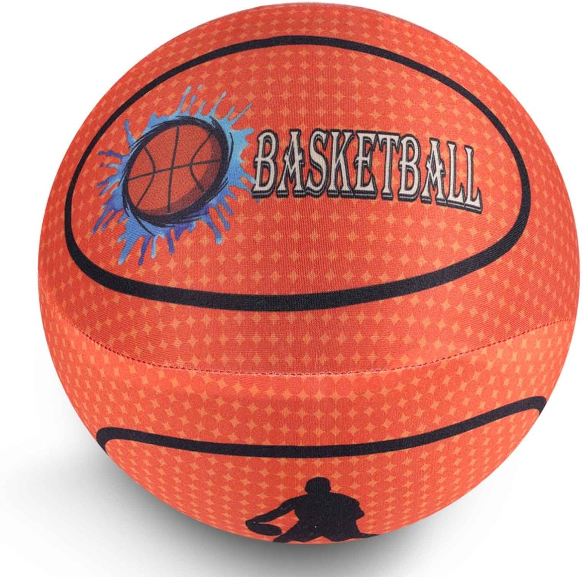 Dailygoody - Stille Stuiterende Basketbal - Stille Basketbal Dribbelen - Zachte Stuiterende Bal - 23 cm - Upgrade Stille Basketbal - Geschikt voor Ind...