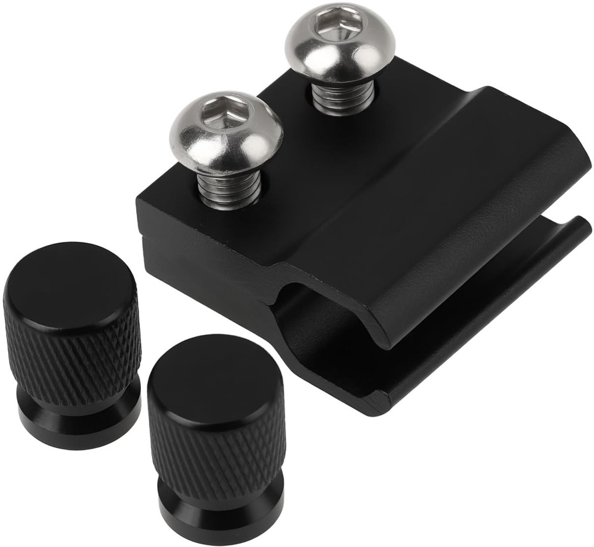Dailygoody - Voorrem Slang Klem - Hoogwaardige Aluminium Bevestiging - Zwart - Duurzaam en Betrouwbaar - Voor CRF 250 450 - Geschikt voor Motoren