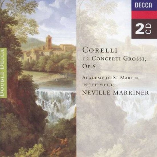 Corelli 12 Concerti Grossi, Op.6 met Academy of St Martin-in-the-Fields, Neville Marriner op Decca.