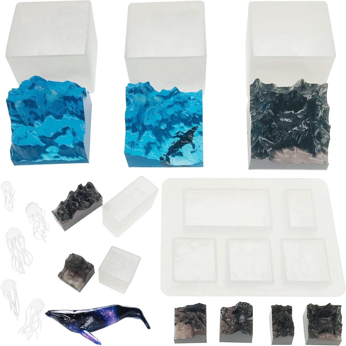 Siliconen Mallen voor Hars en Epoxy - Creatieve Mallen voor DIY Projecten en Ambachten (3)