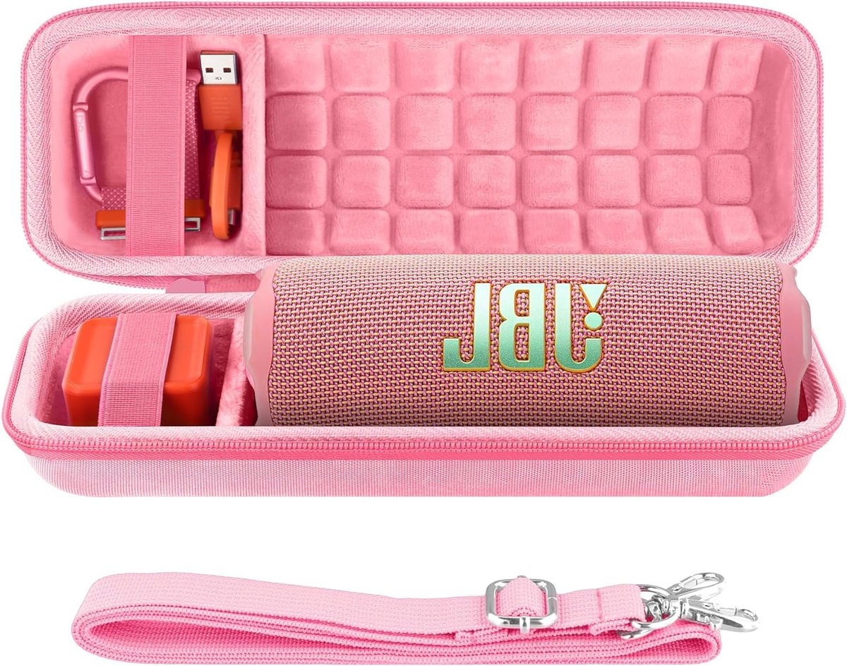 Duurzame Hard Travel Case voor Waterproof Bluetooth Speaker - Bescherming voor JBL Flip 7, Flip 6 en Flip 5 - Ideaal voor Reizen en Outdoor Gebruik