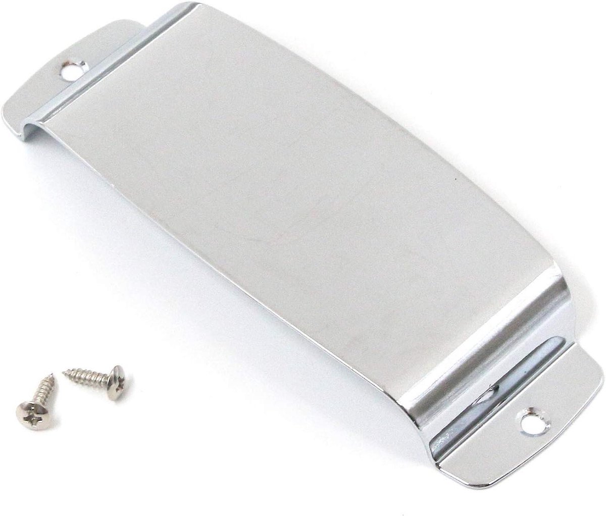 Pick-up Cover - Afdekking Gitaar - Jazz Bass Gitaar - Roestvrij Staal - 131x49x16.5mm - Zilver