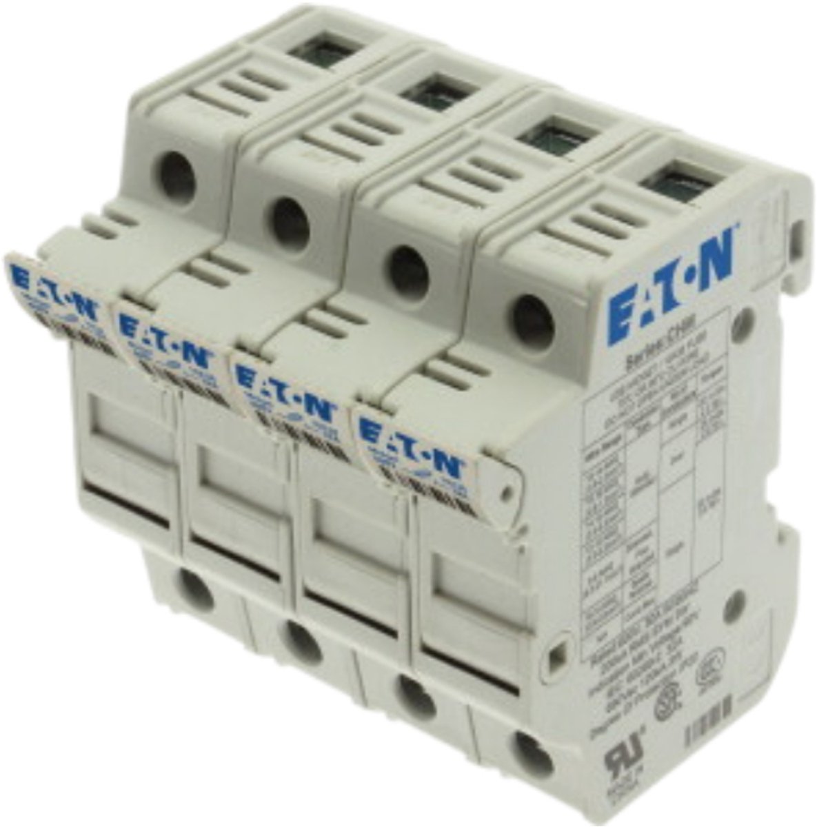 Eaton Zekeringhouder, laagspanning, 32 A, AC 690 V, 10 x 38 mm, 4P, UL, IEC, met indicatie, CHM4DIU