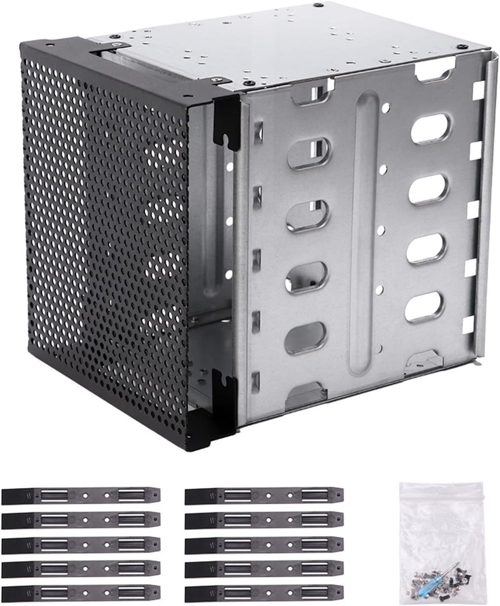 Hard Drive Cage - Harde Schijf Houder - Computer Opslag - Met Ventilator Slot