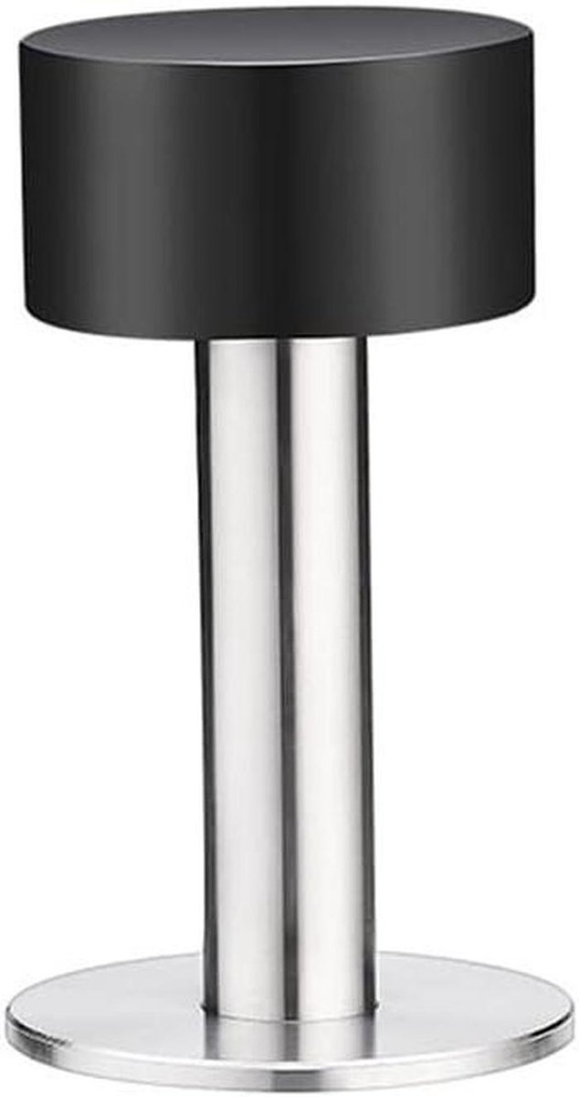 Deurstopper Set - Deurvanger Deurhouder - Deuren Beschermen - Zelfklevend Zonder Boren - 80mm - Zilver