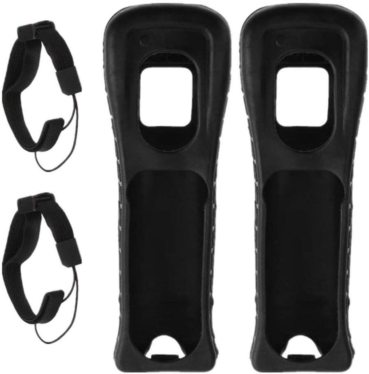 Siliconen Beschermhoes en Polsband voor Wii Afstandsbediening - Duurzaam, Comfortabel en Stijlvol Accessoire