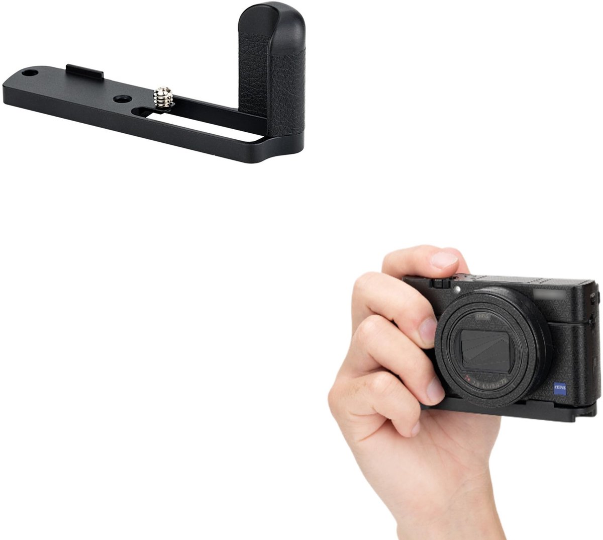 Bol.com OmGoods - Dailygoody - Camera Handgreep - Aluminium - Ergonomisch - Geschikt voor Sony RX100VII - Lichtgewicht - Comfort... aanbieding