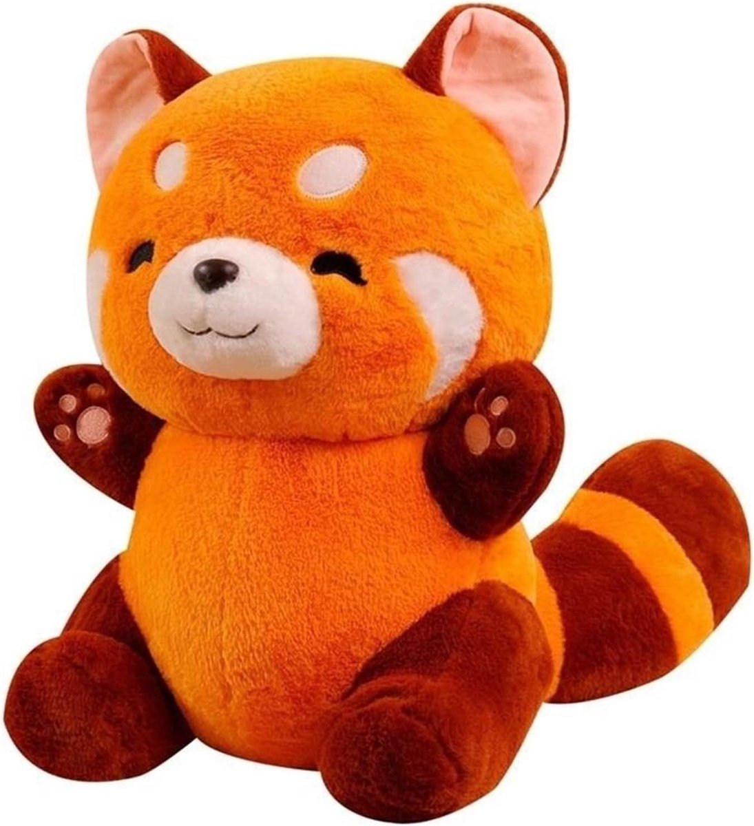 Rode Panda Pluche - Knuffeldier Speelgoed - Kinderspeelgoed - Zacht Katoen Materiaal - 23CM/9IN - Rood