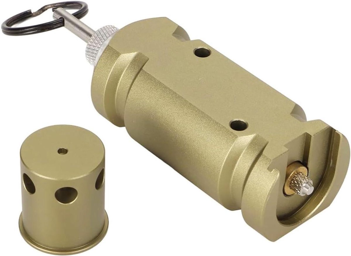 Reis Alarm - Kampeer Alarm - Veiligheid Verbeteren - 360 Graden Dekking - 12 x 9.5 x 2.9 cm - Aluminium