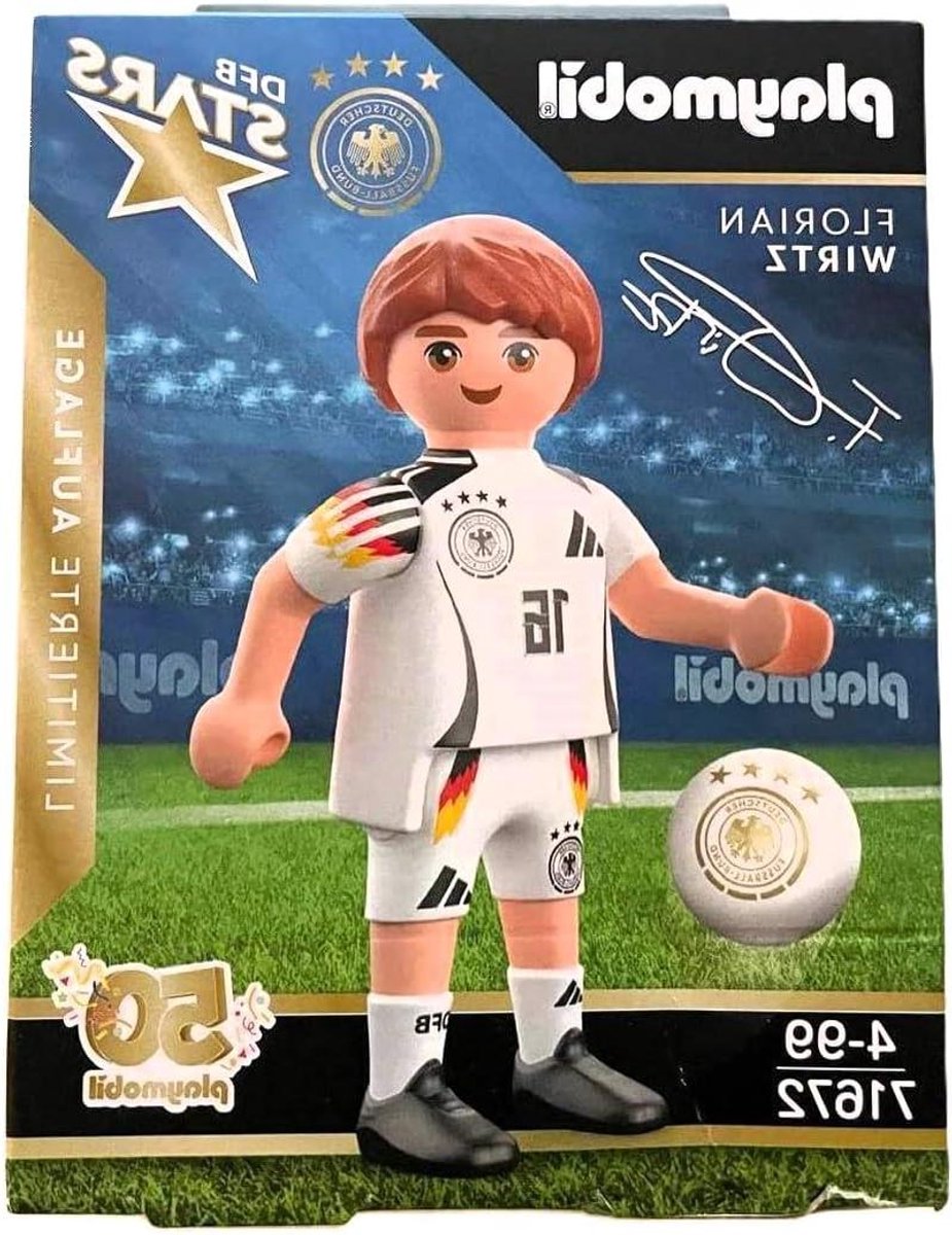 Speelfiguur Voetballer - Actiefiguur Sport - Verzamelen en Spelen - Limited Edition - 9.4 x 12.5 x 3.4 cm
