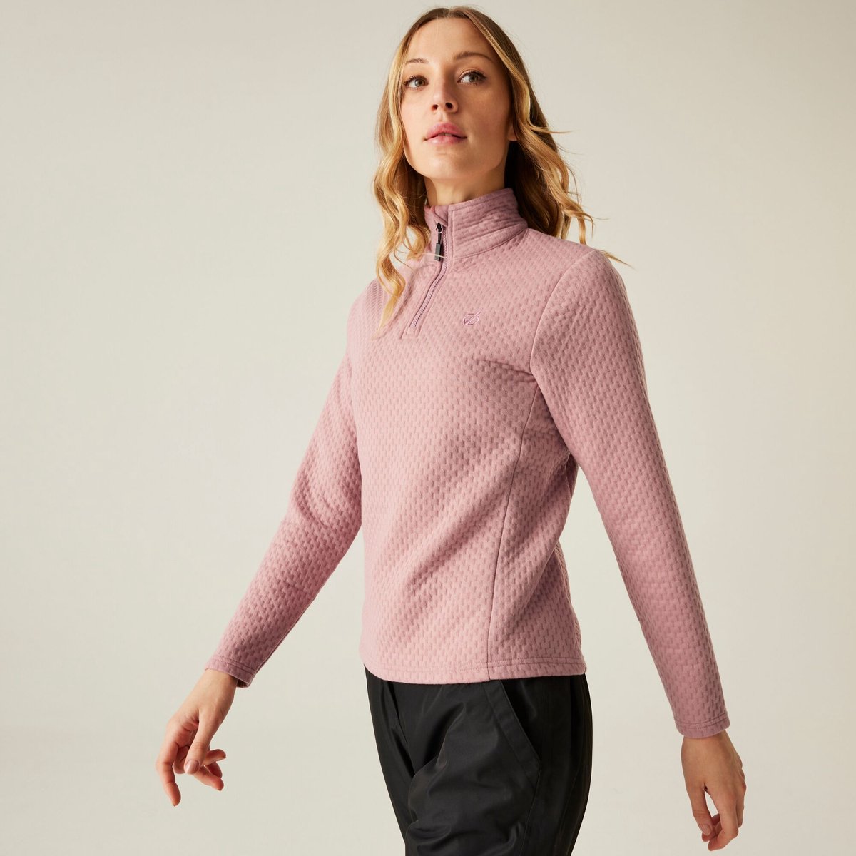 Dare 2b Dames Blindside 1/4 Rits Middenlaag Roze
