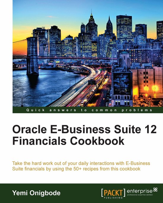 Oracle E-Business Suite 12 Financials Cookbook - cover