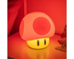 Super Mario Super Mushroom SquishyGlo nachtlamp – oplaadbaar siliconen licht – Paladone