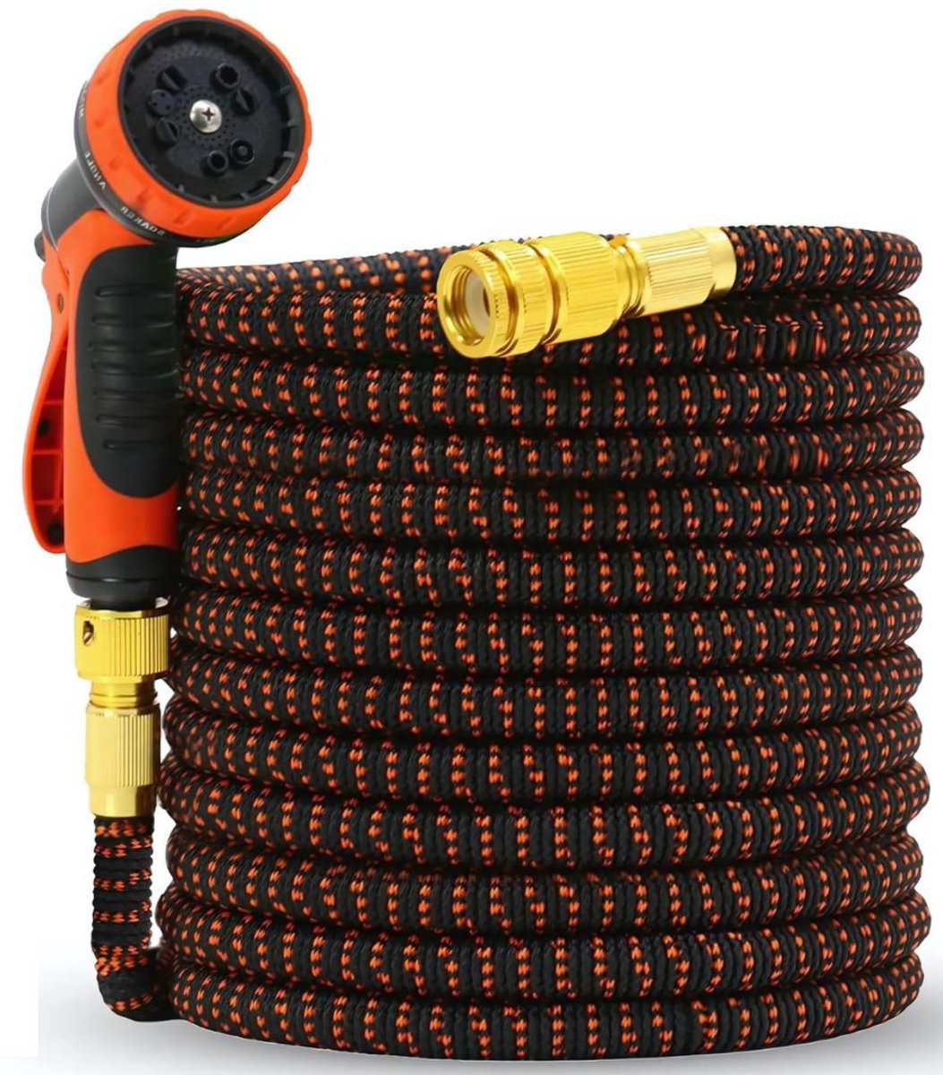 MRKK® Flexibele Tuinslang - Uitrekbare Tuinsproeier - Meerdere Functies - 30 m