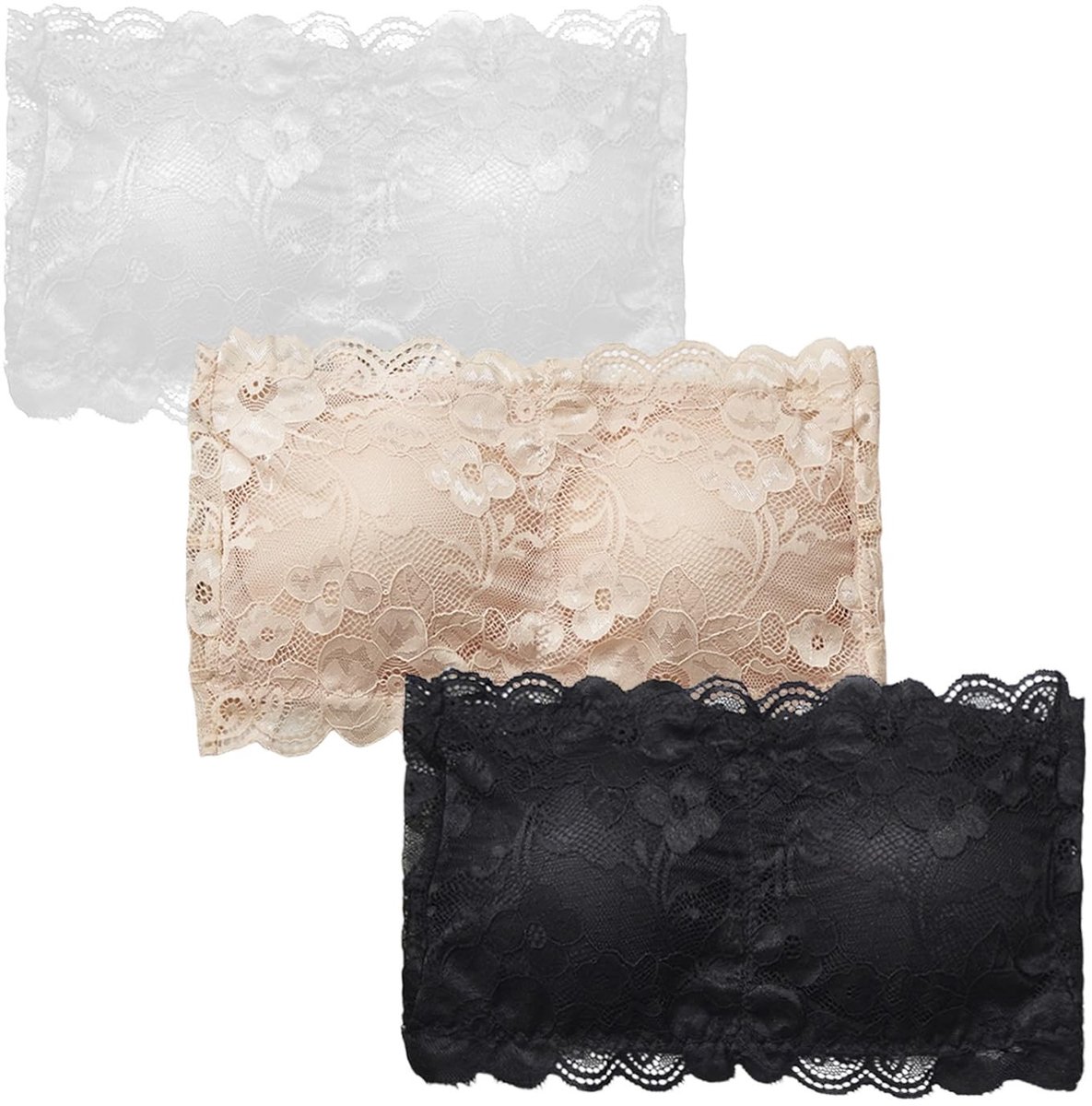 Allecto - Bandeau Bh - Draagcomfort zonder Bandjes - Ideaal voor Vrouwen - Ondergoed - Comfortabele pasvorm - Ademend materiaal - Geschikt voor dag...