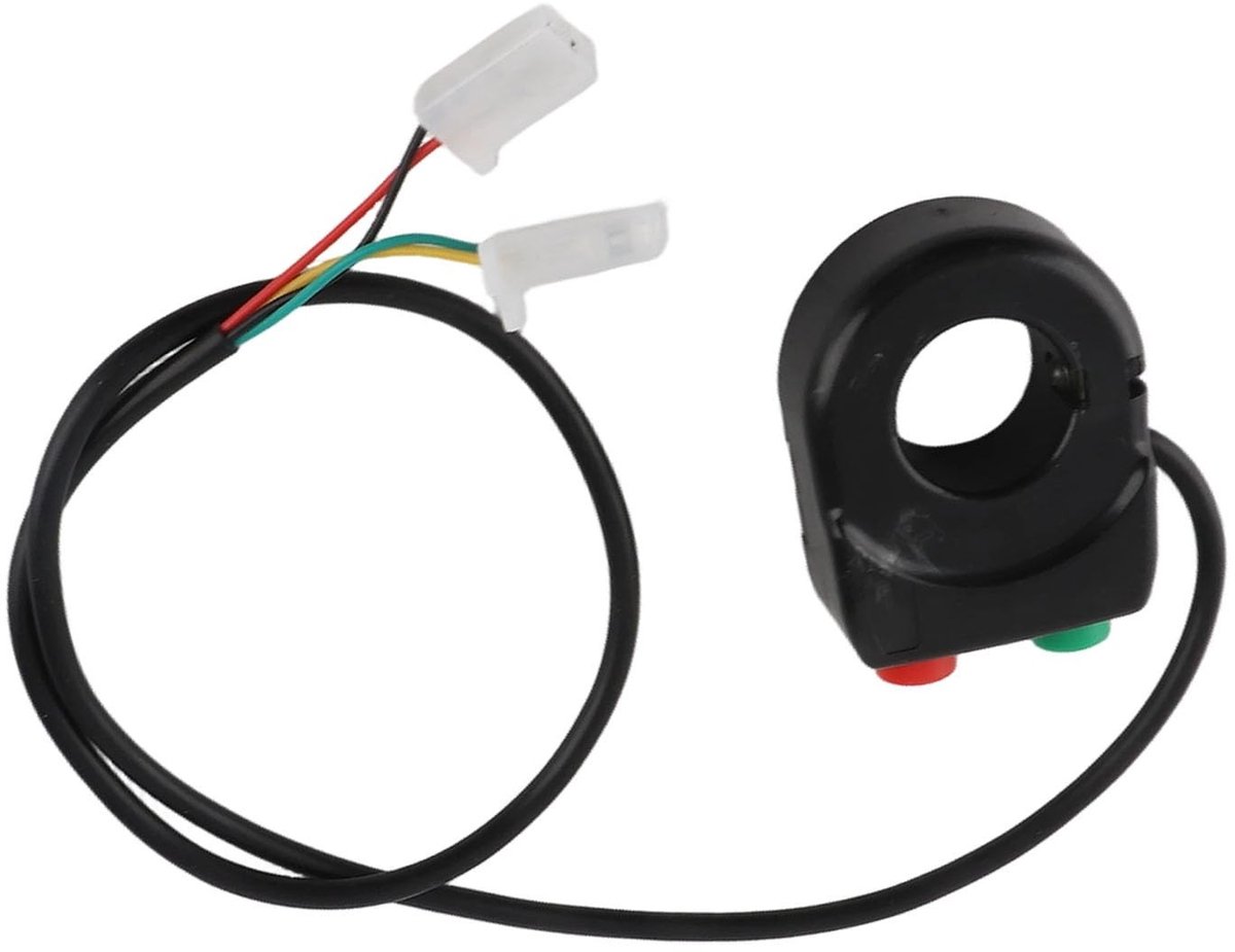 Allecto - Motorfiets Koplampschakelaar - Hoorn en Lichtschakelaar - Eenvoudige installatie - 12V - Ergonomisch ontwerp - Geschikt voor motoren - 7/...