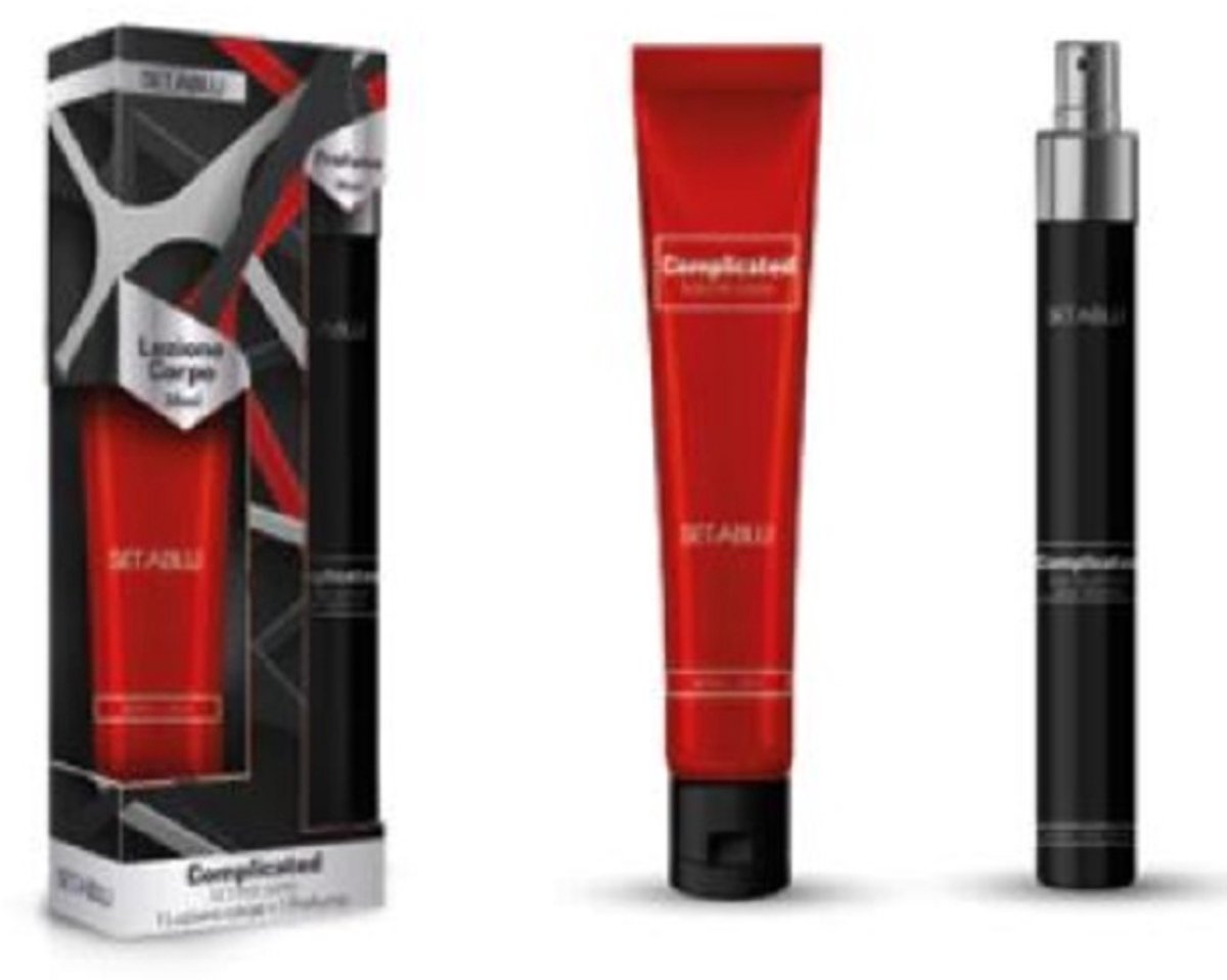 Setablu - complicated - showergel en parfum voor mannen - 2x35ml