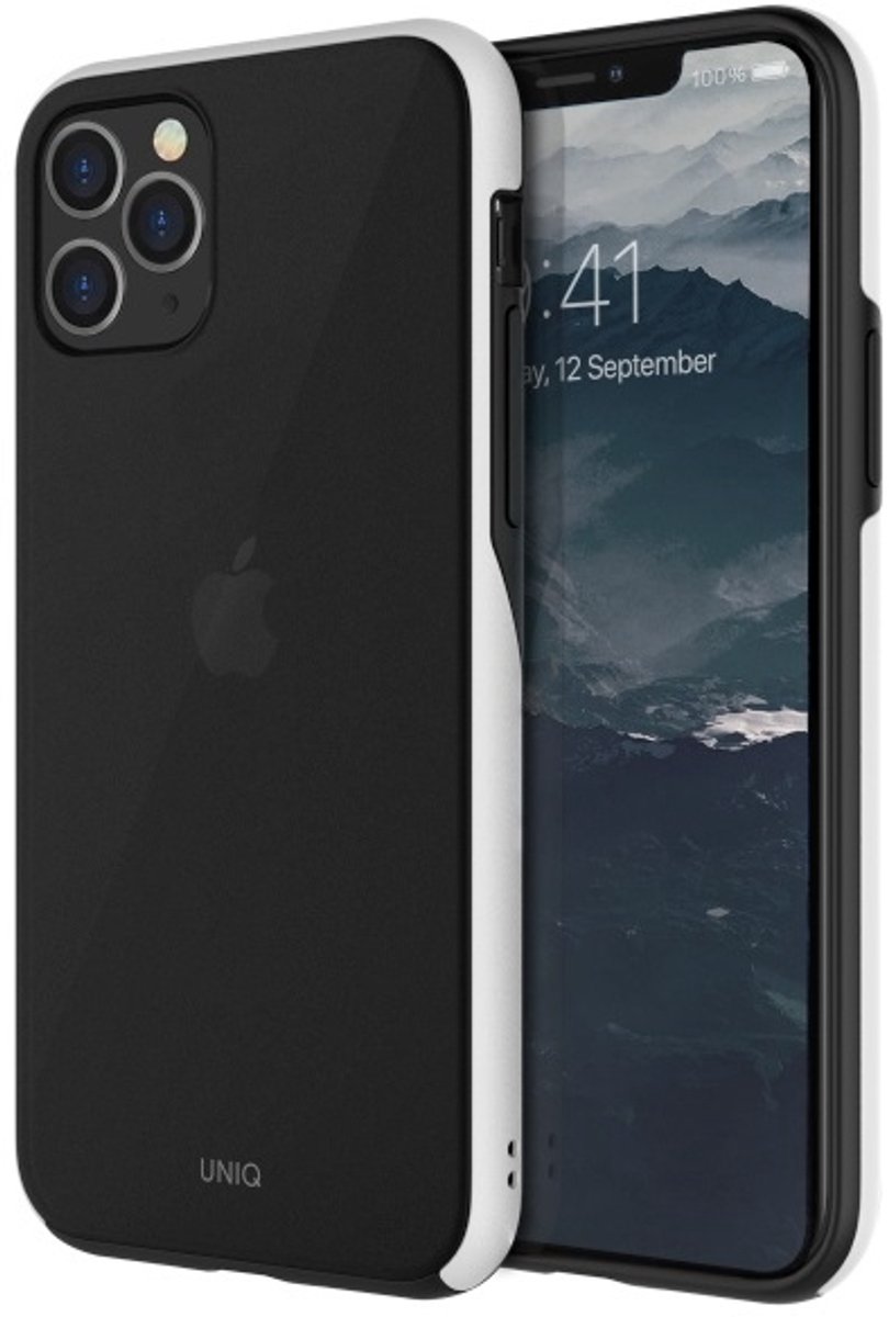 UNIQ - Vesto - Hue iPhone - 11 - Pro - Max - hoesje - wit/wit