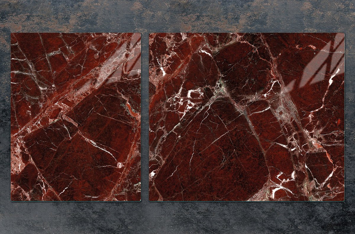 TMK ArtDeko - Snijplank - 100x52 cm - Marmer - Glas - Veelzijdig