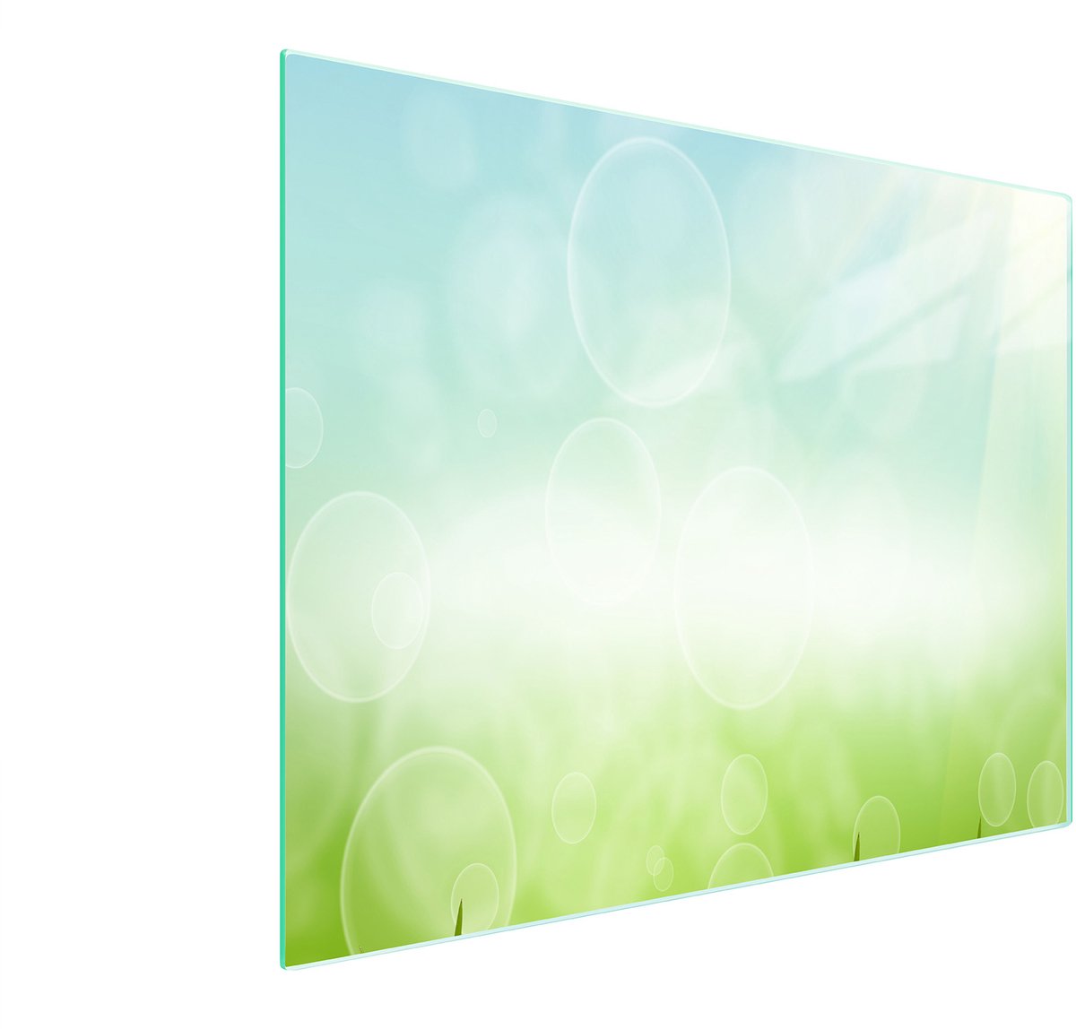 TMK ArtDeko - Snijplank van Gehard Glas - 52x30 cm - Stokroos Design - Antibacterieel