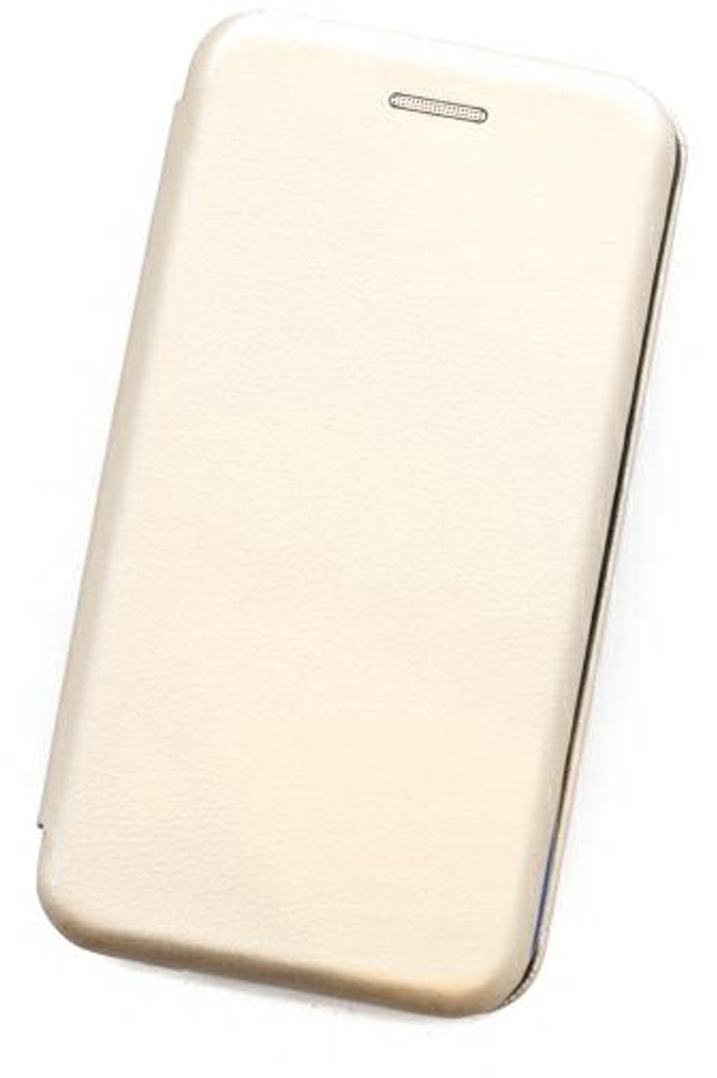 Beline Serie - Book Cover voor Samsung Galaxy M13 - Magnetische Sluiting - Goud - Ecologische Lederen Afwerking