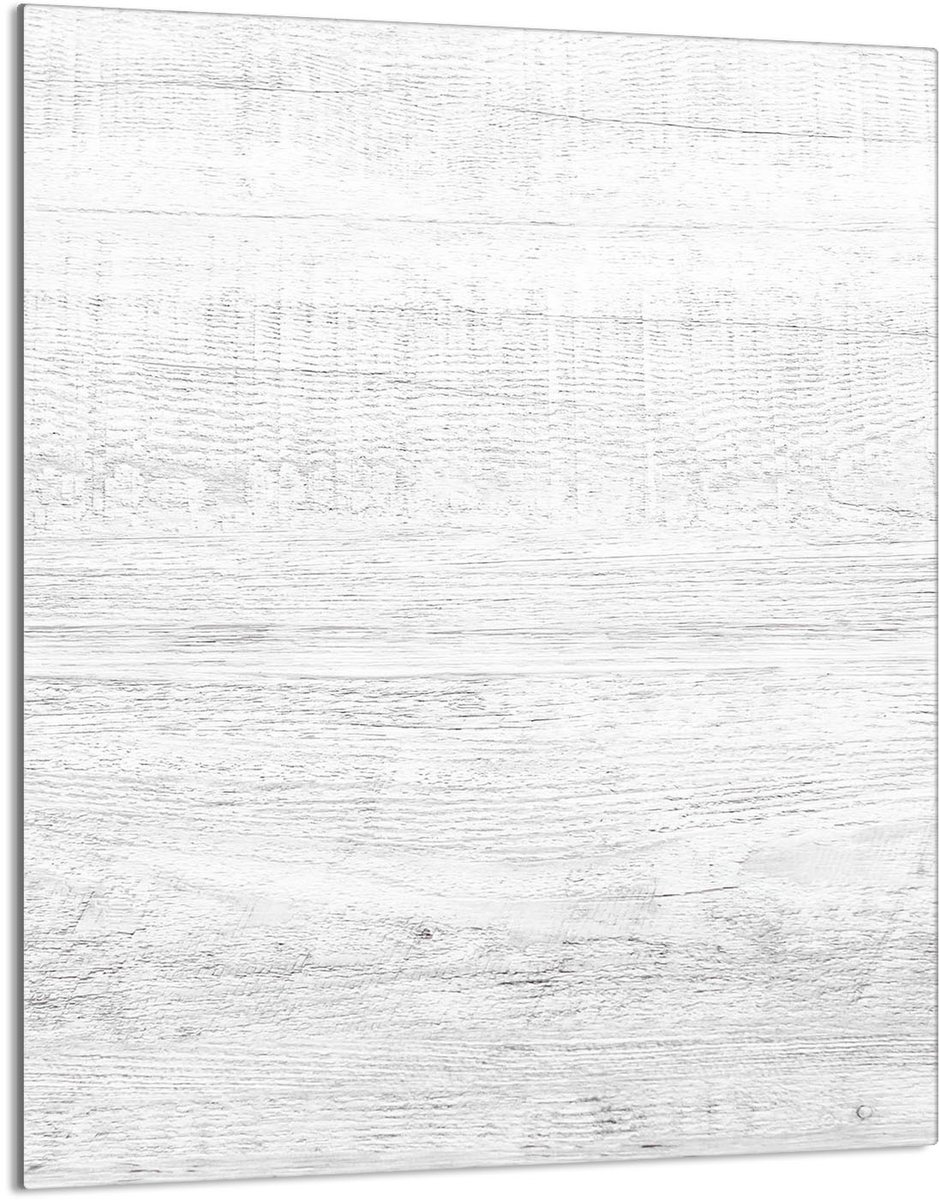 TMK ArtDeko - Snijplank Glas - 40x52 cm - Houten Motief - UV Nadruk