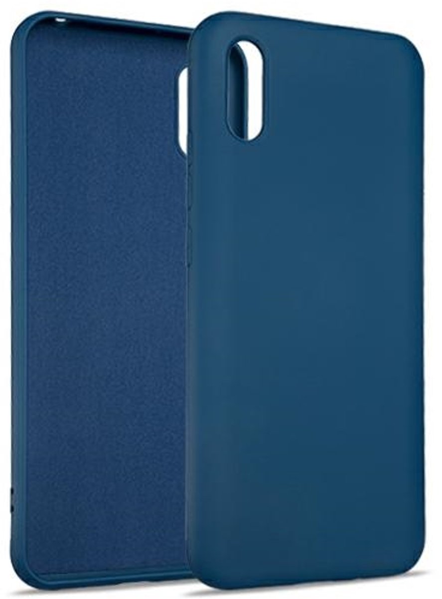 Beline Siliconen Hoesje Xiaomi Redmi 9A blauw/blauw