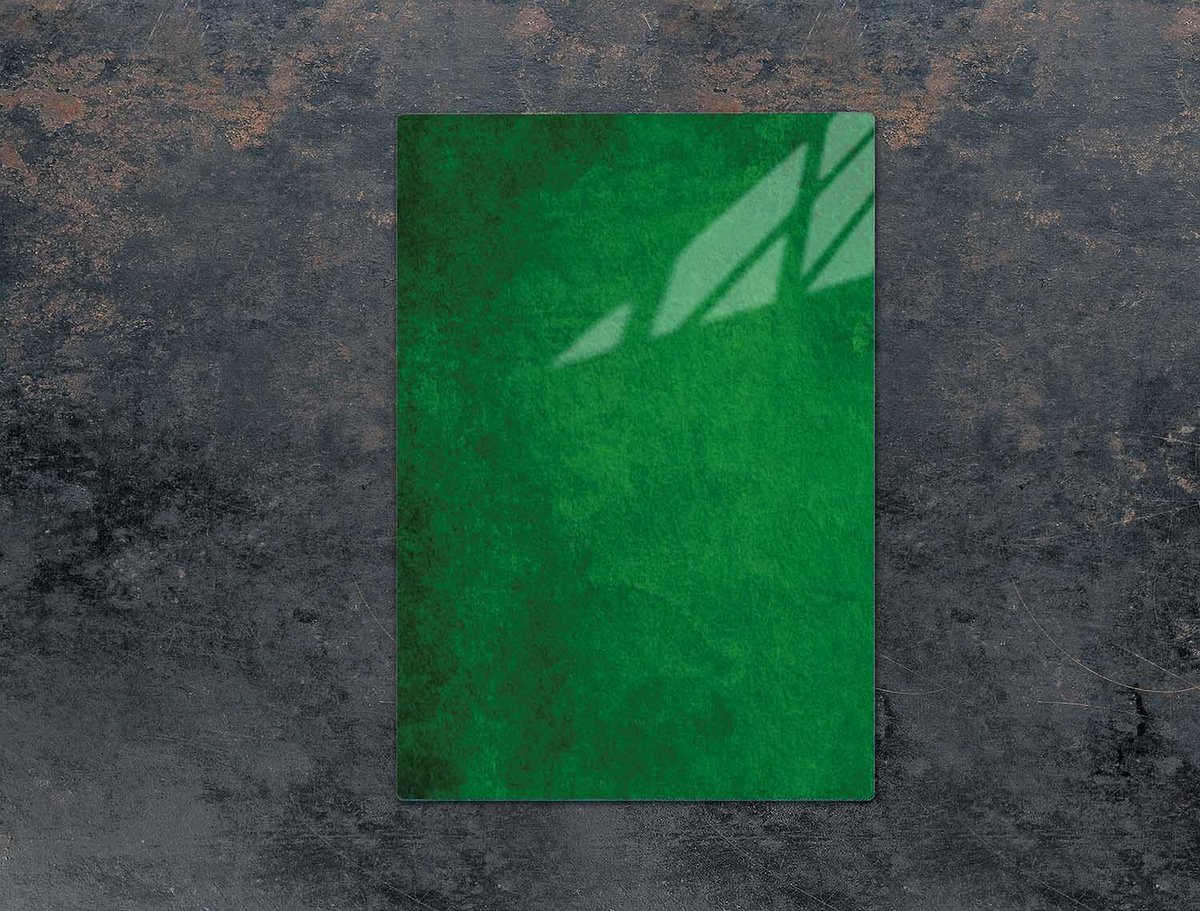 TMK ArtDeko - Snijplank - Glas - 35x52 cm - Groen