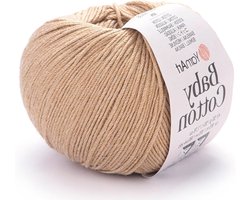 YarnArt Baby Katoenen Garen - Zacht breigaren voor Baby & Zomer, 50% Katoen 50% Acryl, 49,9 g, 180 m, Ideaal voor Amigurumi & Haakprojecten (405)