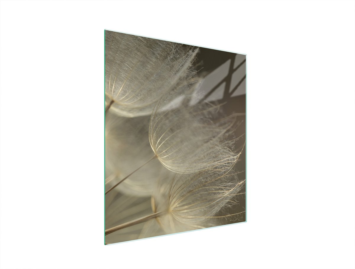 TMK ArtDeko Serie - Snijplank van Glas - 45x52 cm - Bloemmotief