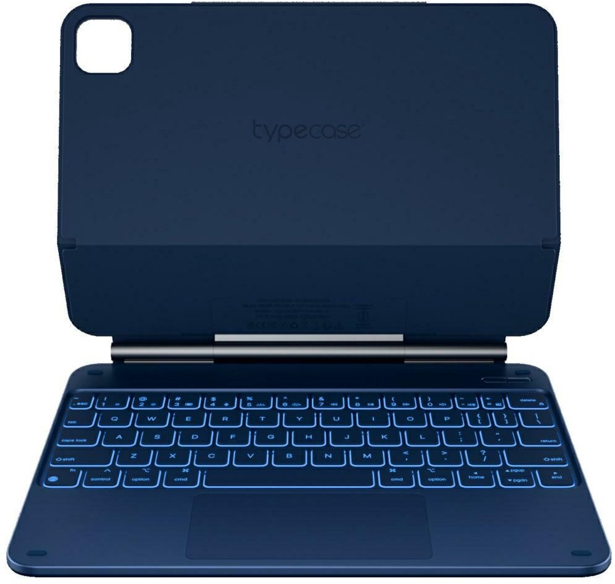 Typecase Edge Serie - Tablethoes met Toetsenbord - Blauw - Geschikt voor iPad Air 11" 2024/2025