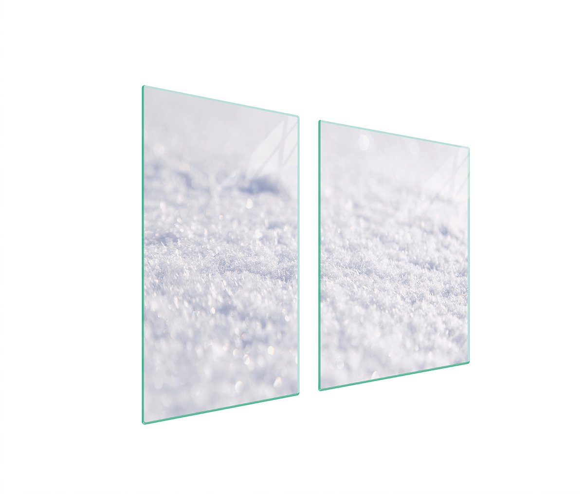 TMK ArtDeko Serie - Snijplank van Glas - 100x52cm - Antibacterieel - Warmtebestendig