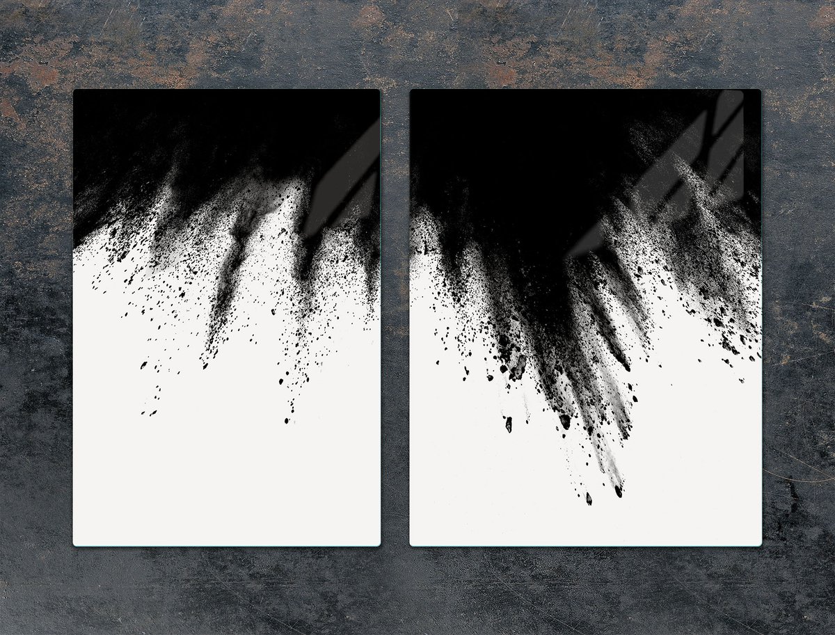TMK ArtDeko - Serie - Beschermplaat Glas - 75x52 cm - Stijlvol Ontwerp