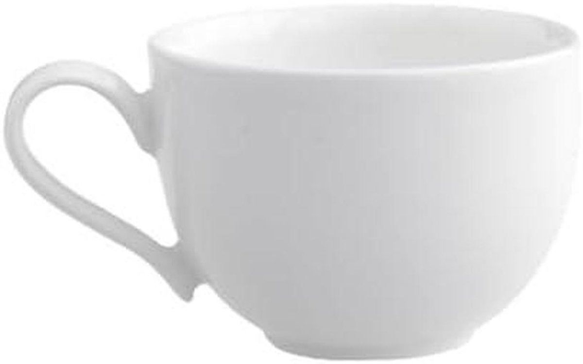 Espressokopje - Mokkakoppie - Genieten van koffie - Rustiek design - 80 ml - Wit