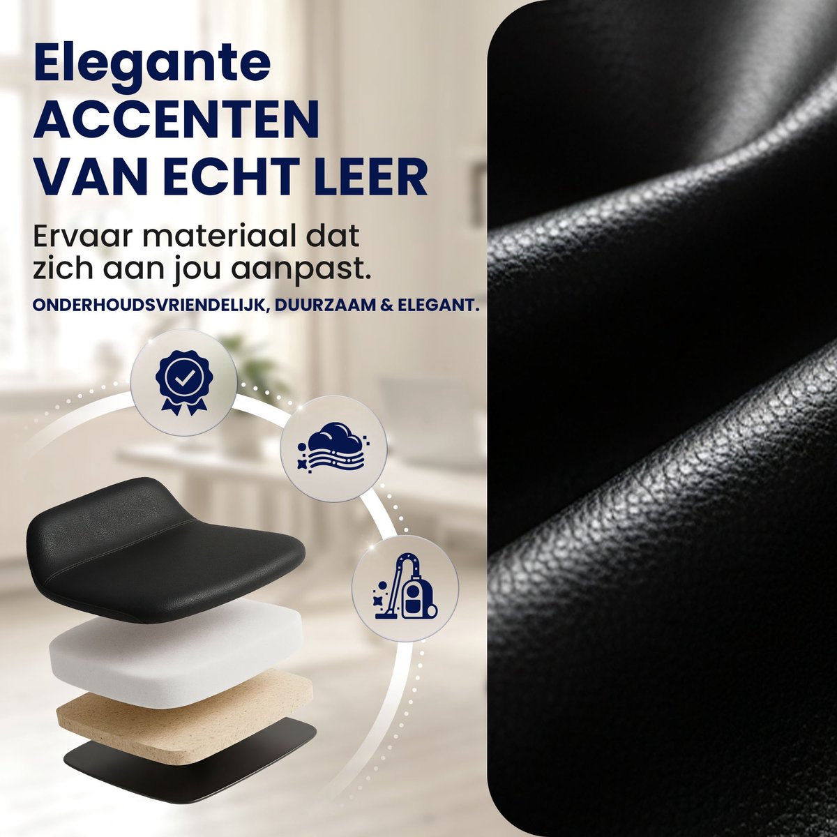 CLP Pacific Bureaustoel Ergonomisch met Massagefunctie - - afbeelding 3