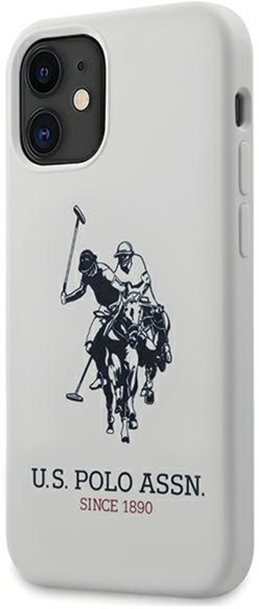 US - Polo - USHCP12SSLHRWH iPhone - 12 - mini - 5.4 - wit/wit - siliconencollectie