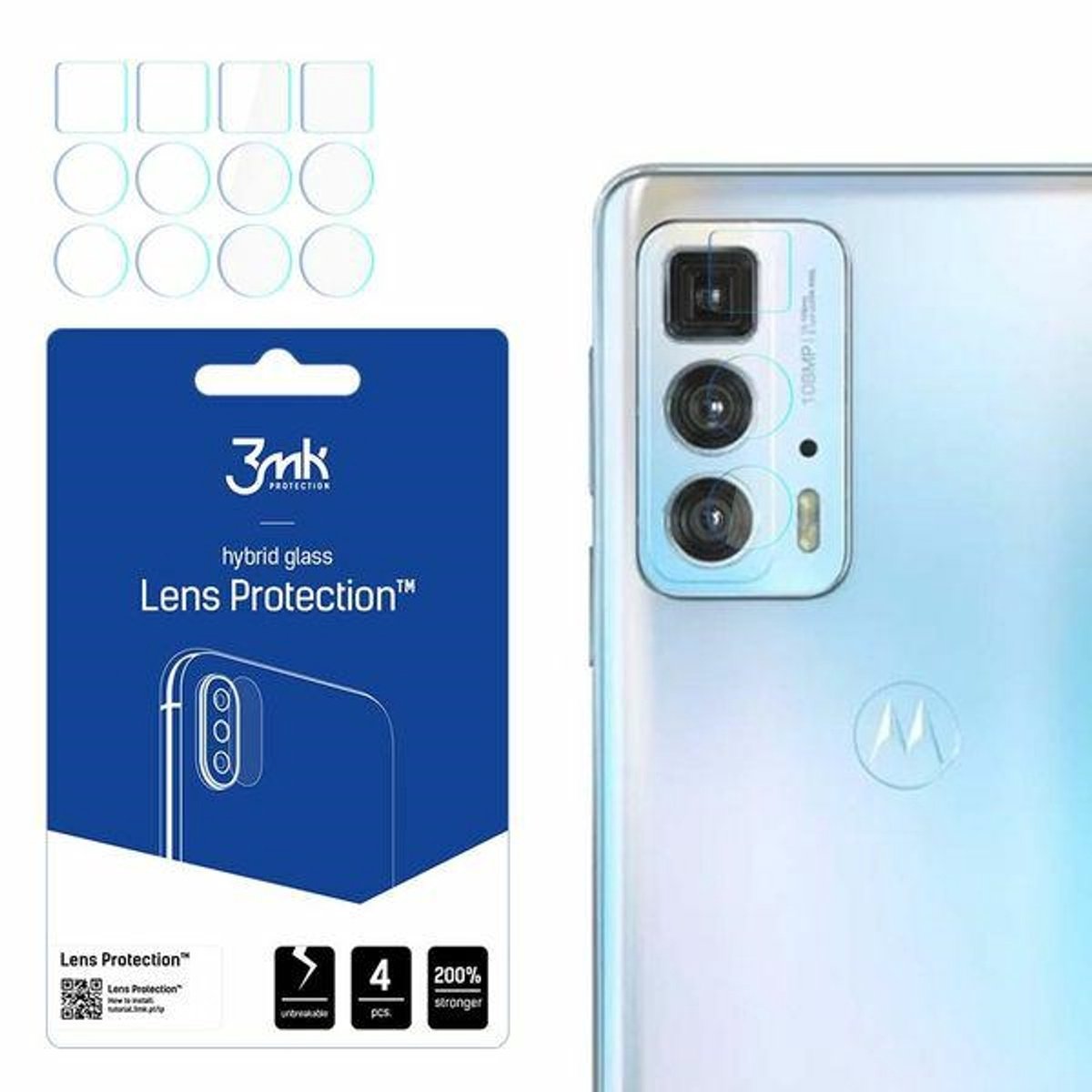 Motorola Edge 20 - 3mk Lens Protection