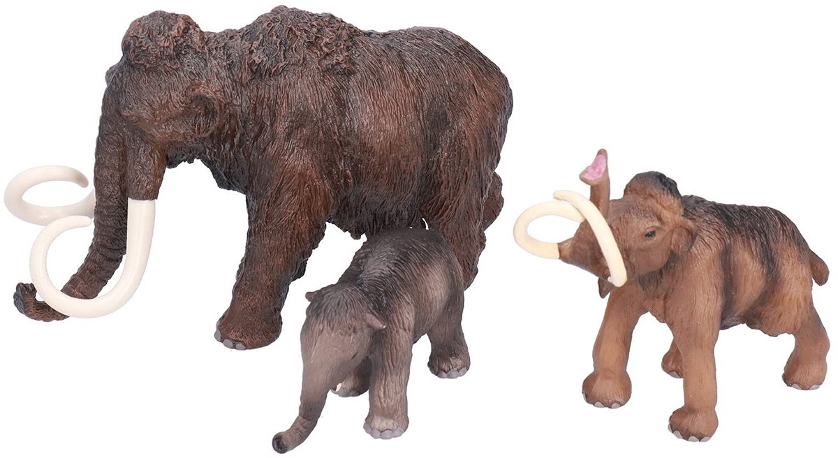 Allecto - Mammoet speelgoedmodel - Dierfiguur decoratie - Educatief en veilig - PVC-plastic - Speelgoedset voor kinderen - Geschikt voor 3-8 jaar