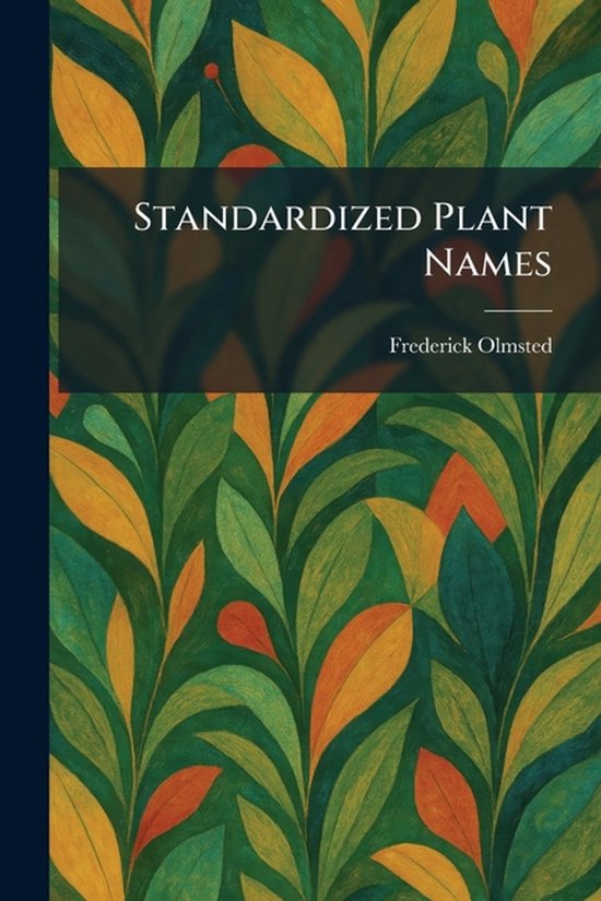 Standardized Plant Names - cover