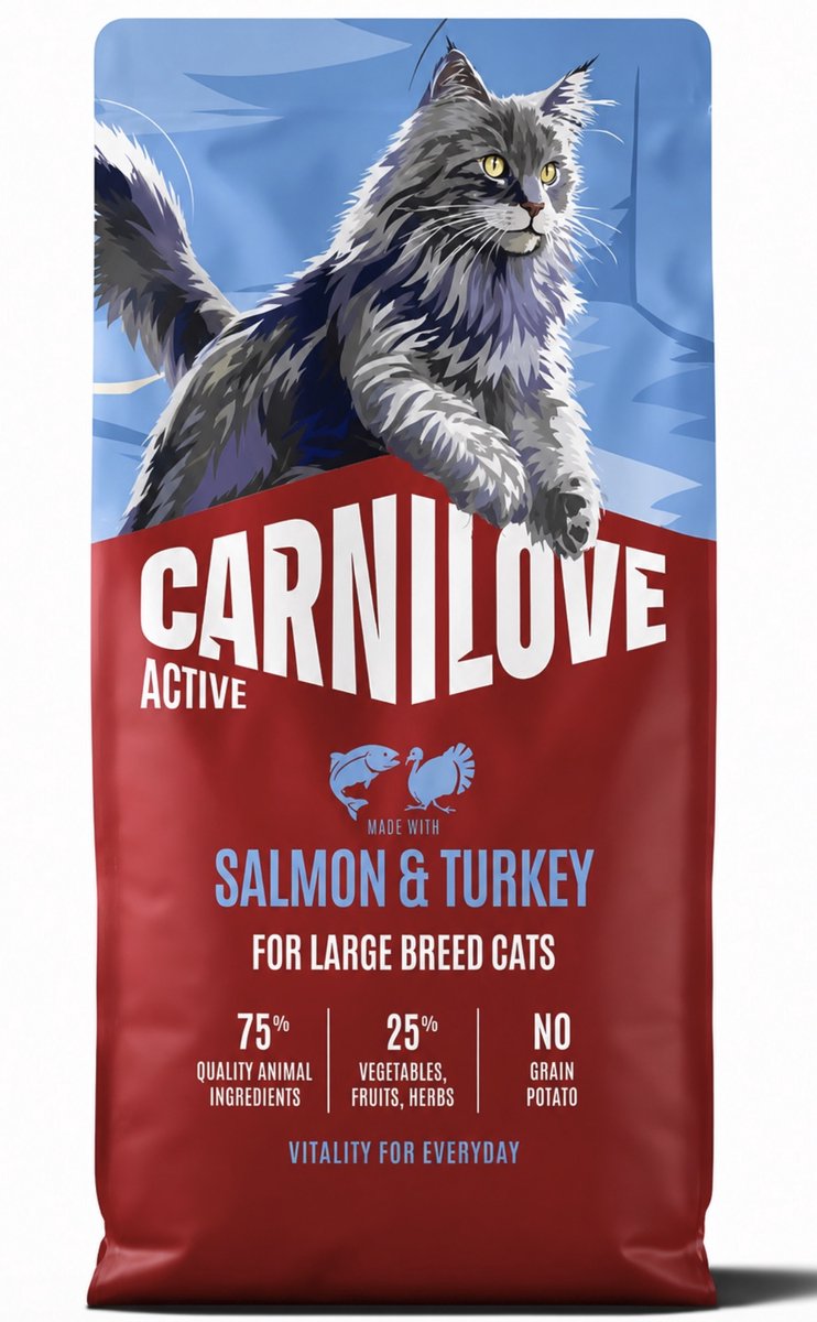 Carnilove Zalm & Kalkoen Large Breed 6kg