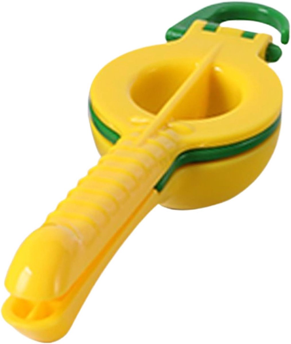 Handpers Sap - Citroenpers Keuken - Vers sap maken - Comfort grip design - 28 cm - Zwart