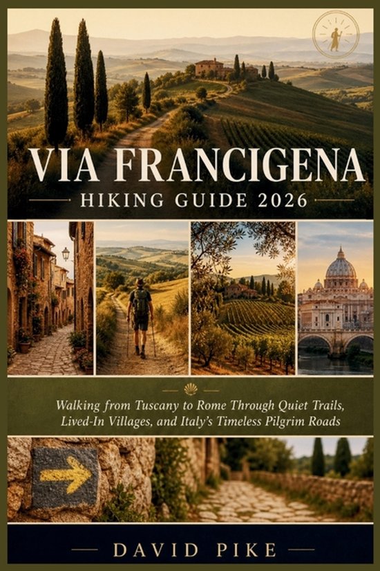 Via Francigena Hiking Guide 2026 - cover