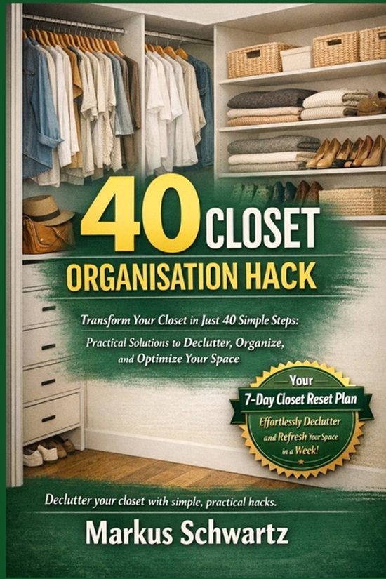 40 Closet Organisation Hack - cover