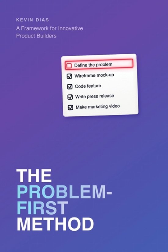 The Problem-First Method - cover