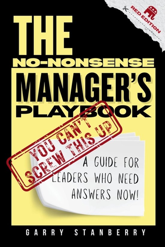 The No-Nonsense Manager's Playbook - cover