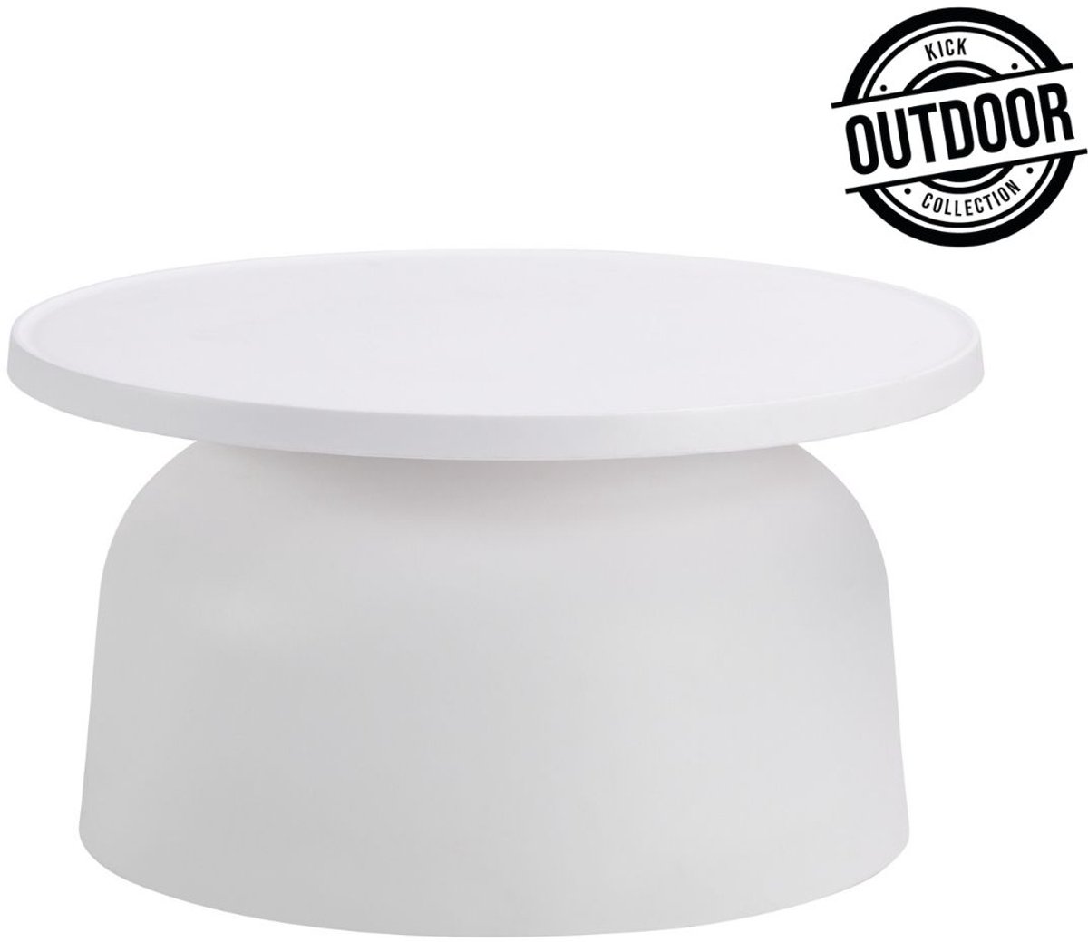 Kick bijzettafel Elio - wit OUTDOOR