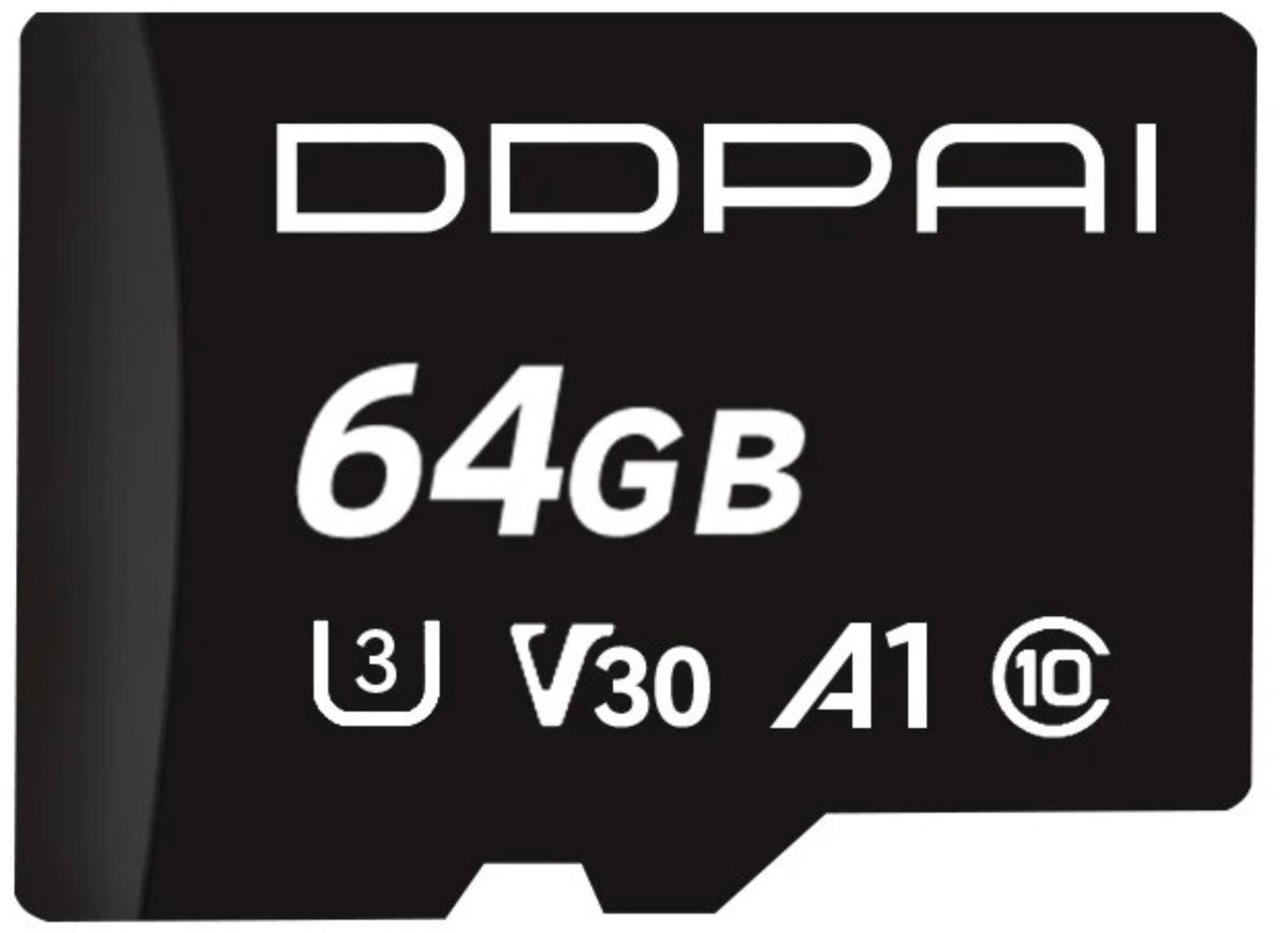 Cherrys Finds - SD Kaart 64GB - DDPAI Geheugen kaart - SD Kaart voor Dashcam - SD Card - 64 GB - Zwart