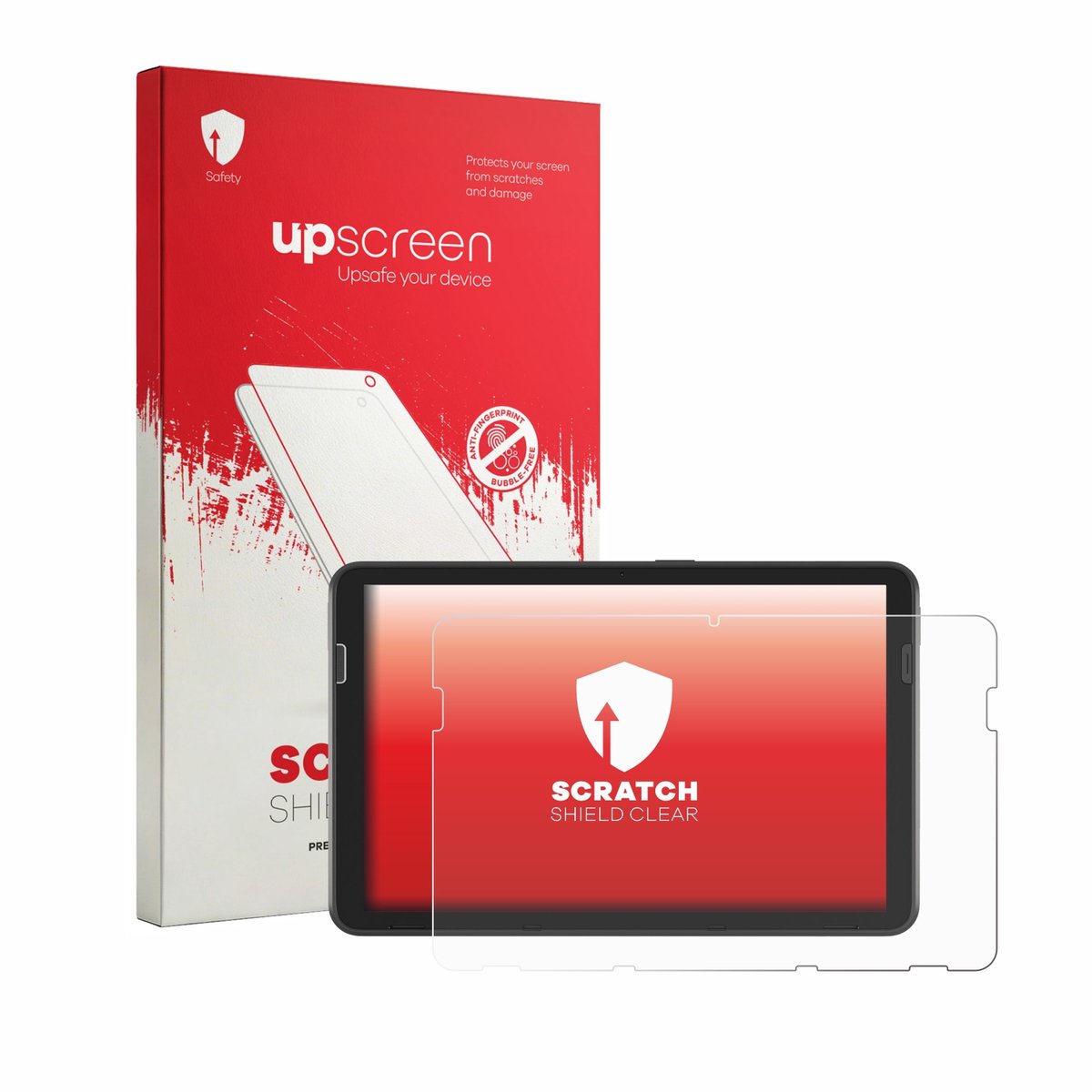 upscreen - Screenprotector voor Zebra ET401 8" - Folie Beschermfolie transparant